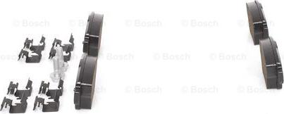 BOSCH 0 986 494 605 - Тормозные колодки, дисковые, комплект unicars.by