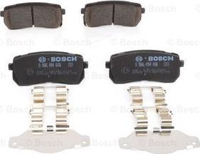 BOSCH 0 986 494 608 - Тормозные колодки, дисковые, комплект unicars.by