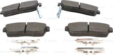 BOSCH 0 986 494 618 - Тормозные колодки, дисковые, комплект unicars.by