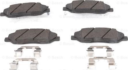 BOSCH 0 986 494 631 - Тормозные колодки, дисковые, комплект unicars.by