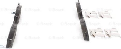 BOSCH 0 986 494 628 - Тормозные колодки, дисковые, комплект unicars.by