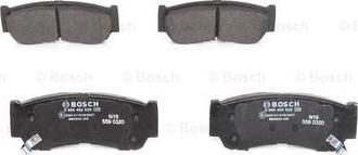 BOSCH 0 986 494 628 - Тормозные колодки, дисковые, комплект unicars.by