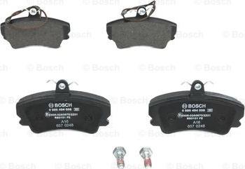 BOSCH 0 986 494 056 - Тормозные колодки, дисковые, комплект unicars.by