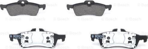 BOSCH 0 986 494 063 - Тормозные колодки, дисковые, комплект unicars.by