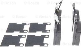 BOSCH 0 986 494 000 - Тормозные колодки, дисковые, комплект unicars.by