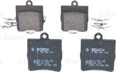 BOSCH 0 986 494 016 - Тормозные колодки, дисковые, комплект unicars.by