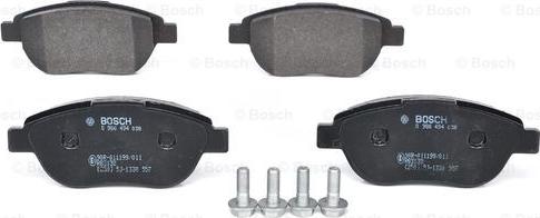 BOSCH 0 986 494 038 - Тормозные колодки, дисковые, комплект unicars.by