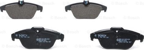 BOSCH 0 986 494 162 - Тормозные колодки, дисковые, комплект unicars.by