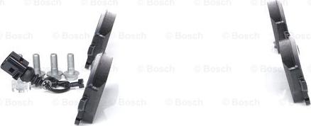 BOSCH 0 986 494 108 - Тормозные колодки, дисковые, комплект unicars.by