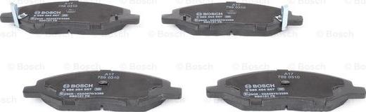 BOSCH 0 986 494 867 - Тормозные колодки, дисковые, комплект unicars.by