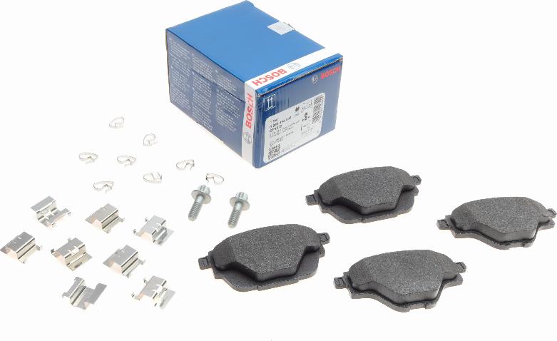 BOSCH 0 986 494 805 - Тормозные колодки, дисковые, комплект unicars.by