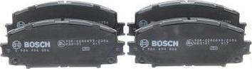 BOSCH 0 986 494 886 - Тормозные колодки, дисковые, комплект unicars.by