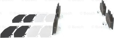 BOSCH 0 986 494 398 - Тормозные колодки, дисковые, комплект unicars.by