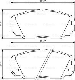 Roulunds Braking 51899481 - Тормозные колодки, дисковые, комплект unicars.by