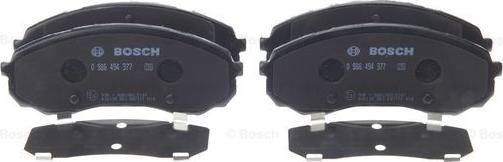 BOSCH 0 986 494 377 - Тормозные колодки, дисковые, комплект unicars.by