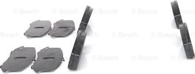 BOSCH 0 986 494 241 - Тормозные колодки, дисковые, комплект unicars.by