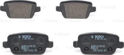 BOSCH 0 986 494 214 - Тормозные колодки, дисковые, комплект unicars.by