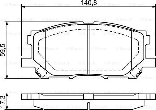 BOSCH 0 986 494 218 - Тормозные колодки, дисковые, комплект unicars.by