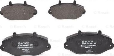 BOSCH 0 986 494 287 - Тормозные колодки, дисковые, комплект unicars.by