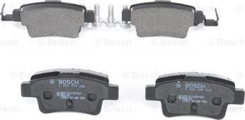 BOSCH 0 986 494 222 - Тормозные колодки, дисковые, комплект unicars.by