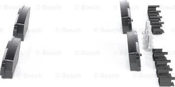 BOSCH 0 986 494 222 - Тормозные колодки, дисковые, комплект unicars.by