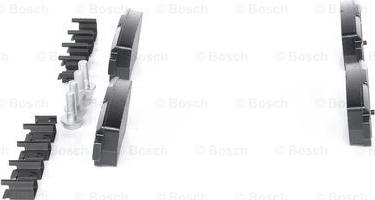 BOSCH 0 986 494 222 - Тормозные колодки, дисковые, комплект unicars.by