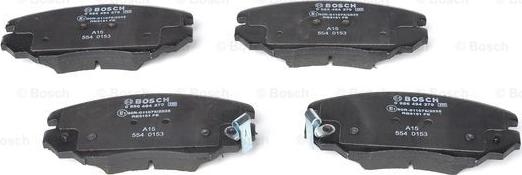 BOSCH 0 986 494 279 - Тормозные колодки, дисковые, комплект unicars.by