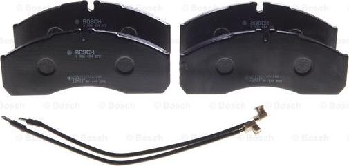 BOSCH 0 986 494 273 - Тормозные колодки, дисковые, комплект unicars.by