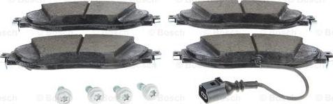 BOSCH 0 986 494 704 - Тормозные колодки, дисковые, комплект unicars.by