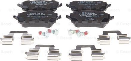 BOSCH 0 986 494 731 - Тормозные колодки, дисковые, комплект unicars.by