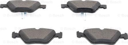 BOSCH 0 986 494 729 - Тормозные колодки, дисковые, комплект unicars.by