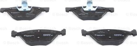 BOSCH 0 986 494 729 - Тормозные колодки, дисковые, комплект unicars.by