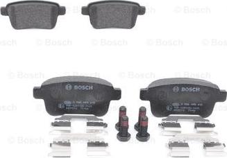 BOSCH 0 986 495 418 - Тормозные колодки, дисковые, комплект unicars.by