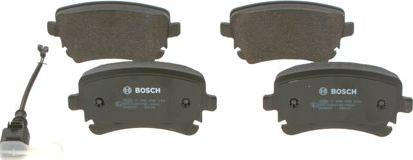 BOSCH 0 986 495 094 - Тормозные колодки, дисковые, комплект unicars.by