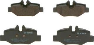 BOSCH 0 986 495 088 - Тормозные колодки, дисковые, комплект unicars.by