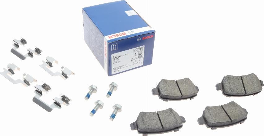 BOSCH 0 986 495 319 - Тормозные колодки, дисковые, комплект unicars.by