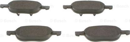 BOSCH 0 986 495 215 - Тормозные колодки, дисковые, комплект unicars.by