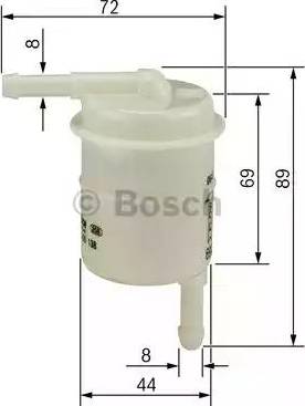 BOSCH 0 986 450 016 - Топливный фильтр unicars.by