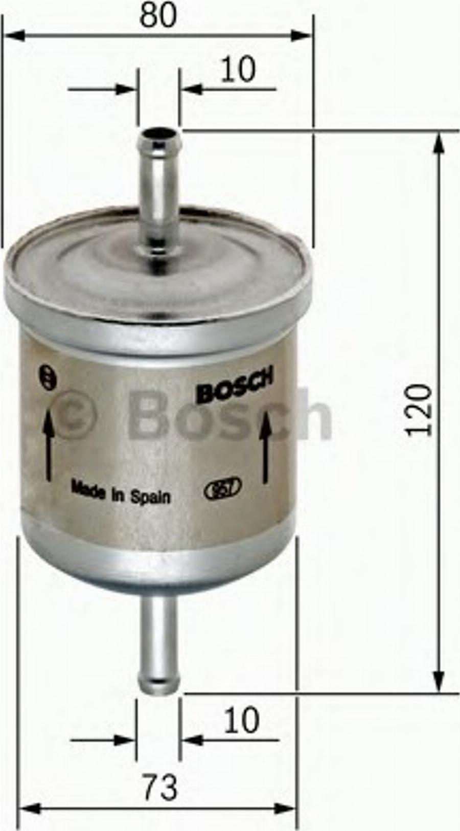 BOSCH 0 986 450 150 - Топливный фильтр unicars.by