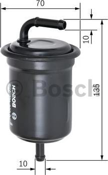 BOSCH 0 986 450 106 - Топливный фильтр unicars.by