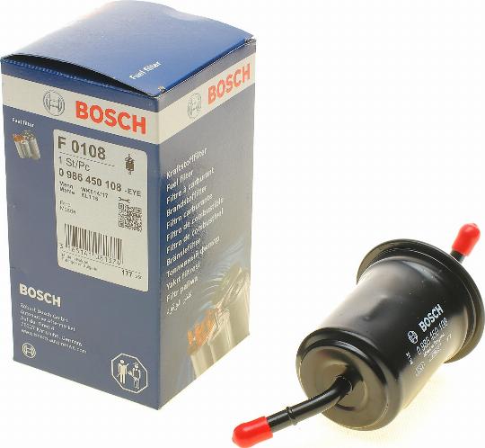 BOSCH 0 986 450 108 - Топливный фильтр unicars.by