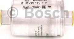 BOSCH 0 986 450 119 - Топливный фильтр unicars.by