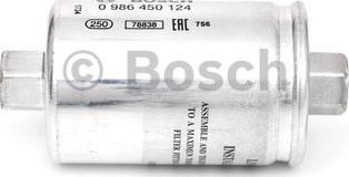 BOSCH 0 986 450 124 - Топливный фильтр unicars.by