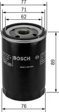 BOSCH 0 986 452 068 - Масляный фильтр unicars.by