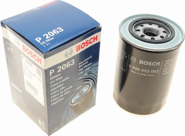 BOSCH 0 986 452 063 - Масляный фильтр unicars.by