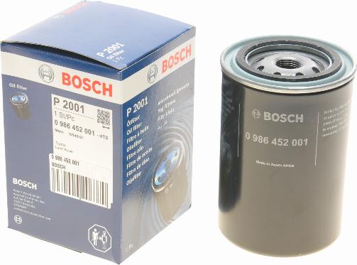 BOSCH 0 986 452 001 - Масляный фильтр unicars.by