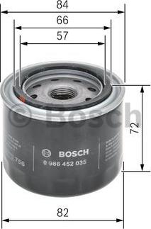 BOSCH 0 986 452 035 - Масляный фильтр unicars.by