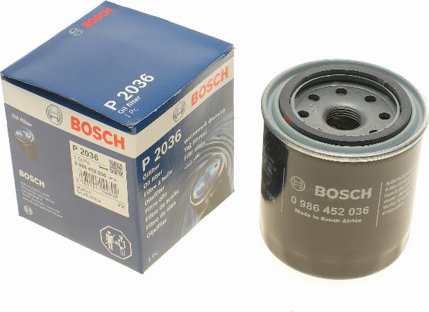 BOSCH 0 986 452 036 - Масляный фильтр unicars.by