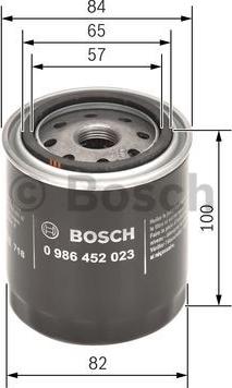 BOSCH 0 986 452 023 - Масляный фильтр unicars.by