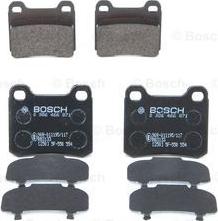 BOSCH 0 986 466 871 - Тормозные колодки, дисковые, комплект unicars.by